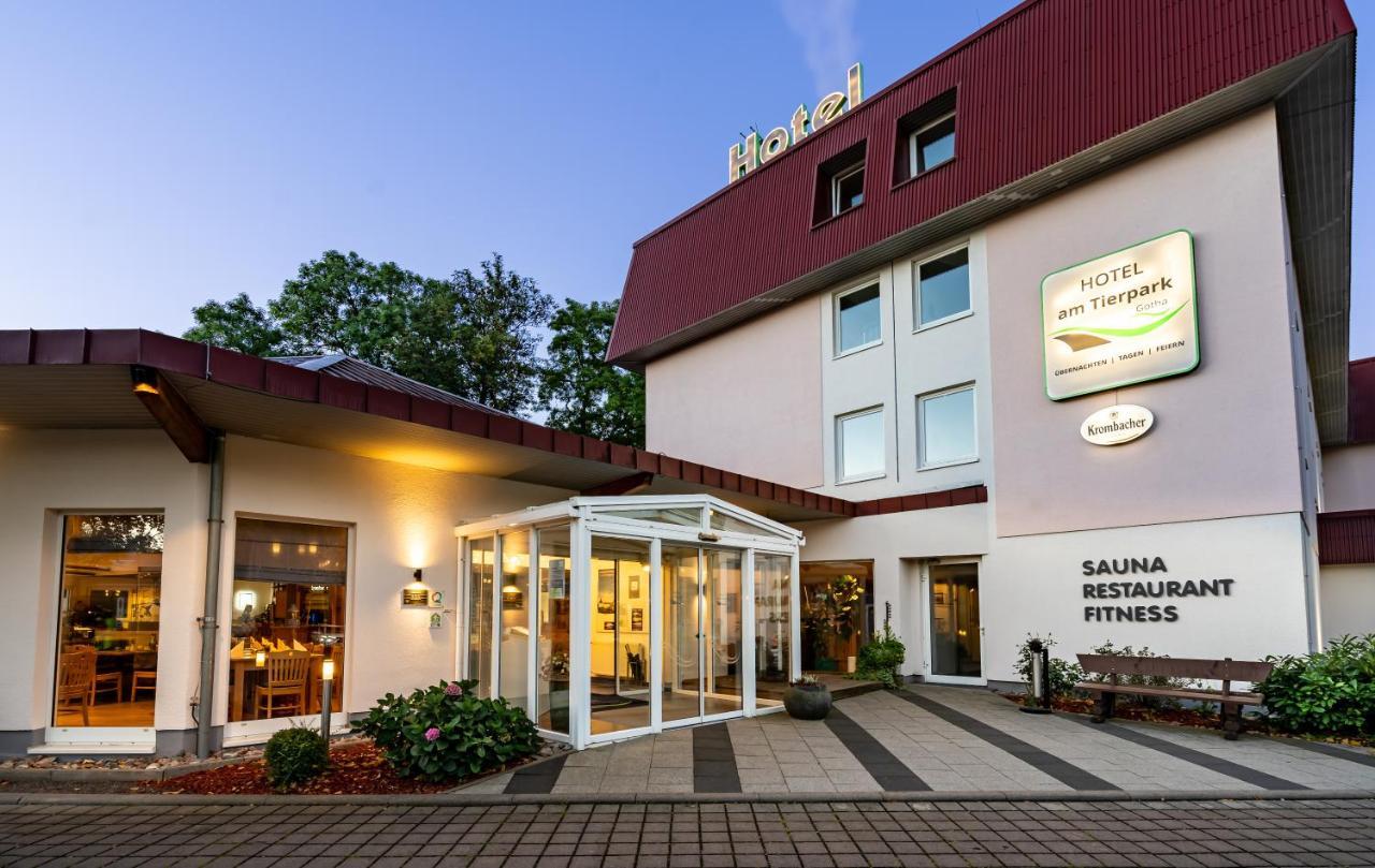 Hotel Am Tierpark โกทา ภายนอก รูปภาพ
